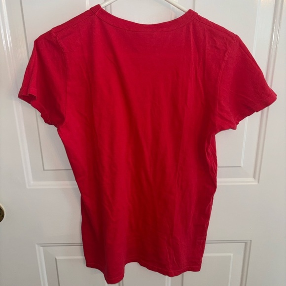 Junk Food New England Patriots Red Graphic Tee Women’s M Vintage Style USA - Picture 4 of 6